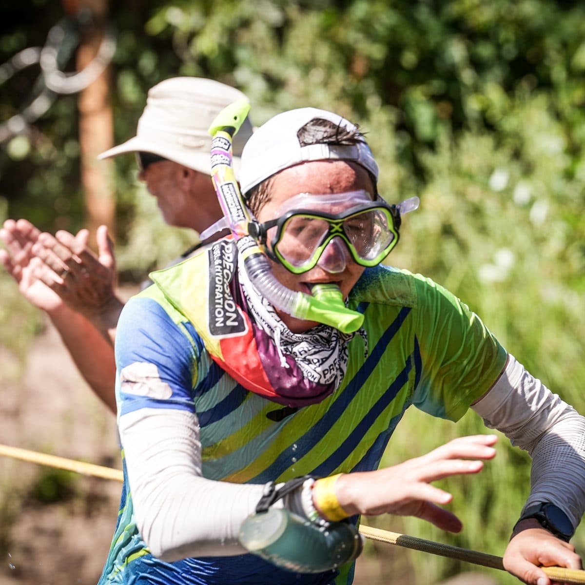 Chris Myers snorkel at WSER 100
